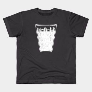 Drink Around the World Skyline Vintage Kids T-Shirt